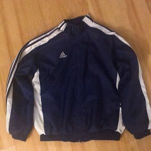 Navy blue boys/men adidas jacket